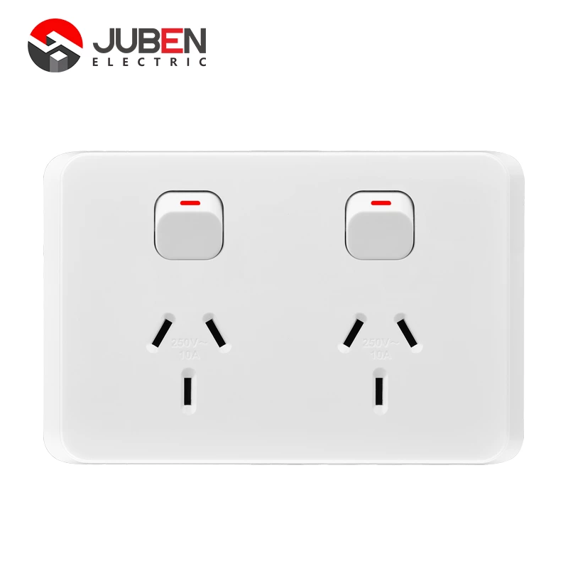 15A HORIZONTAL DOUBLE POWER POINTS