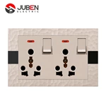 2 GANG DOUBLE POWER SOCKET INDICATOR
