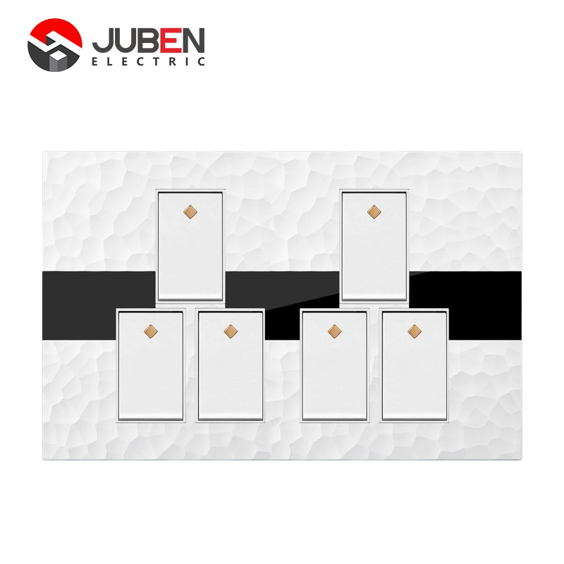 6 GANG 1 WAY SWITCH