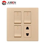 3 GANG 1 SOCKET