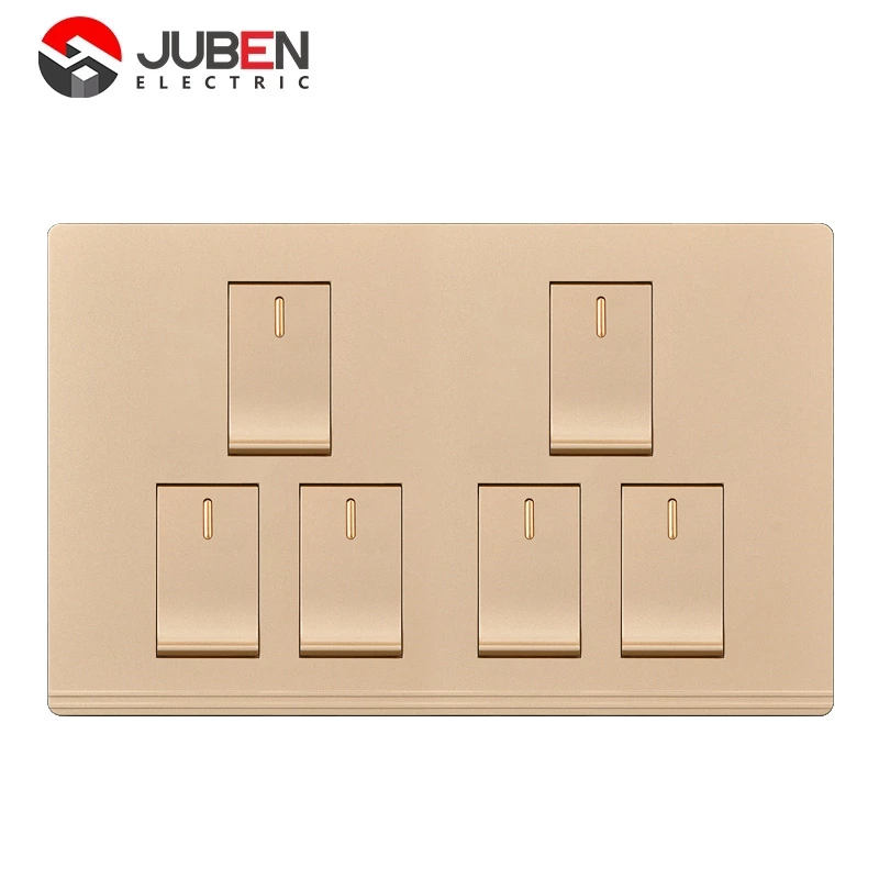 6 GANG 1 WAY SWITCH