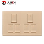6 GANG 1 WAY SWITCH