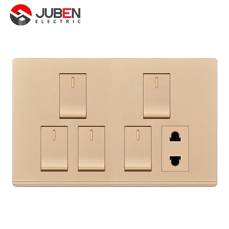 5 GANG 1 SOCKET