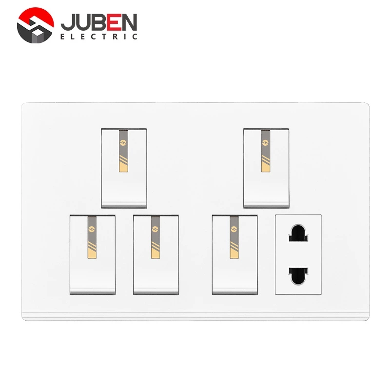 5 GANG 1 SOCKET