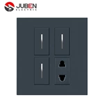 3 GANG 1 SOCKET