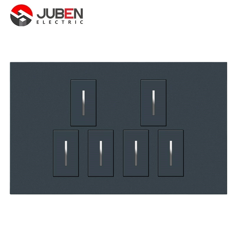 6 GANG 1 WAY SWITCH
