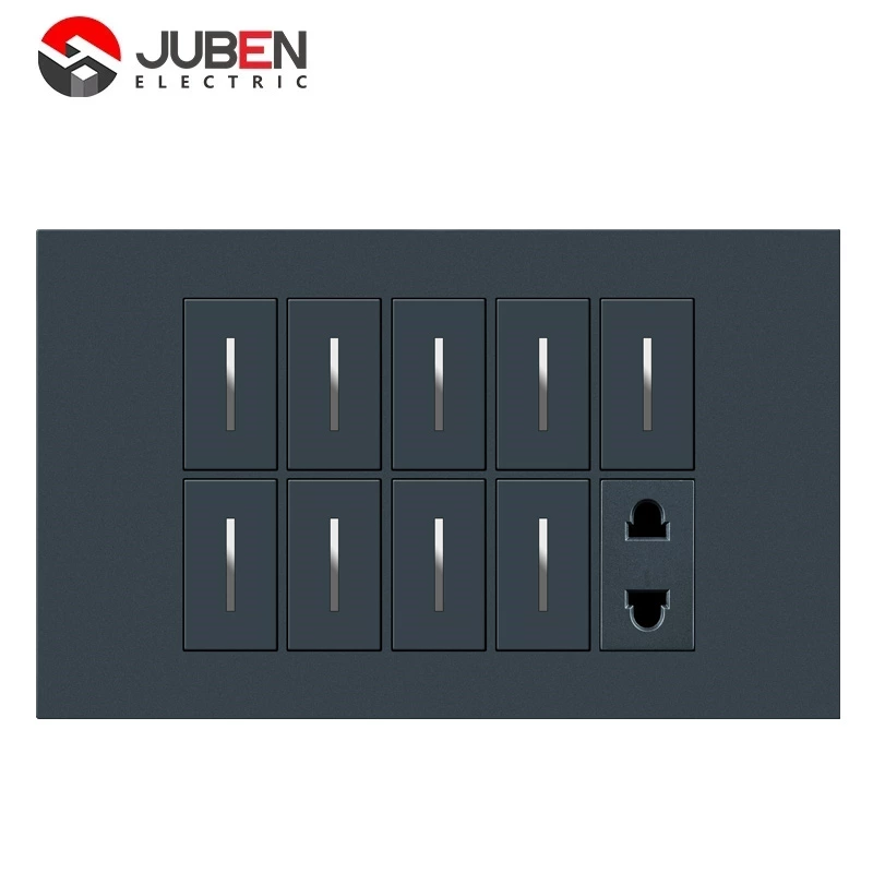 9 GANG 1 SOCKET