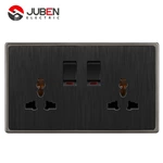 DOUBLE 13A MULTI SWITCHED SOCKET WITH LIGHT
