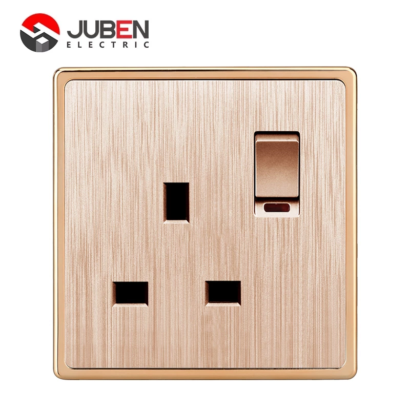 SINGLE 13A SWITCHED SOCKET WITH LIGHT