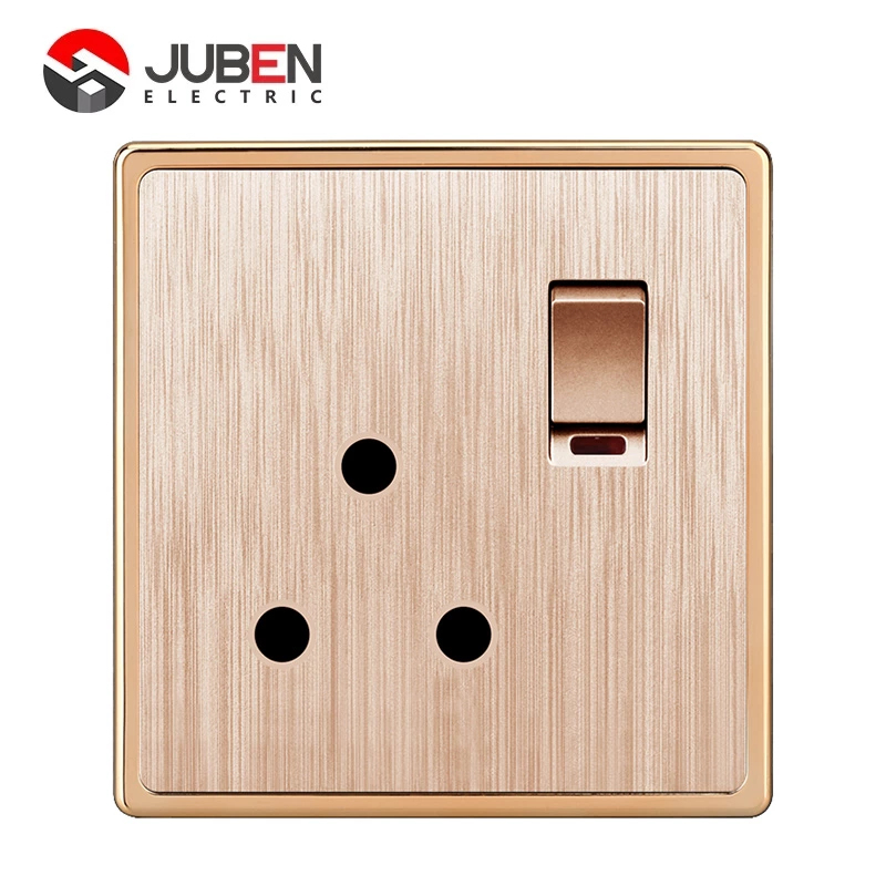 SINGLE 15A SWITCHED SOCKET WITH LIGHT