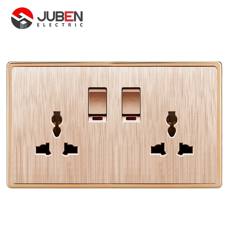 DOUBLE 13A MULTI SWITCHED SOCKET WITH LIGHT