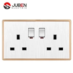 DOUBLE 13A SWITCHED SOCKET WITH LIGHT