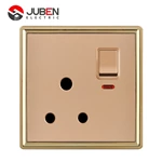 SINGLE 15A SWITCHED SOCKET WITH LIGHT