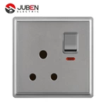 SINGLE 15A SWITCHED SOCKET WITH LIGHT