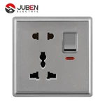 SINGLE 5PIN MULTI SWITCHD SOCKET WITH LIGHT