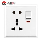 SINGLE 5PIN MULTI SWITCHD SOCKET WITH LIGHT