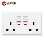 DOUBLE 13A SWITCHED SOCKET WITH LIGHT