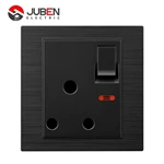 SINGLE 15A SWITCHED SOCKET WITH LIGHT