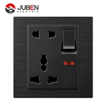 SINGLE 5PIN MULTI SWITCHD SOCKET WITH LIGHT