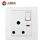 SINGLE 15A SWITCHED SOCKET WITH LIGHT