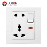 SINGLE 5PIN MULTI SWITCHD SOCKET WITH LIGHT