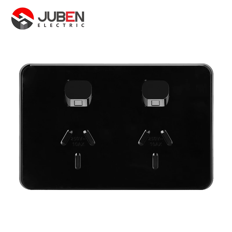 10A HORIZONTAL DOUBLE POWER POINTS