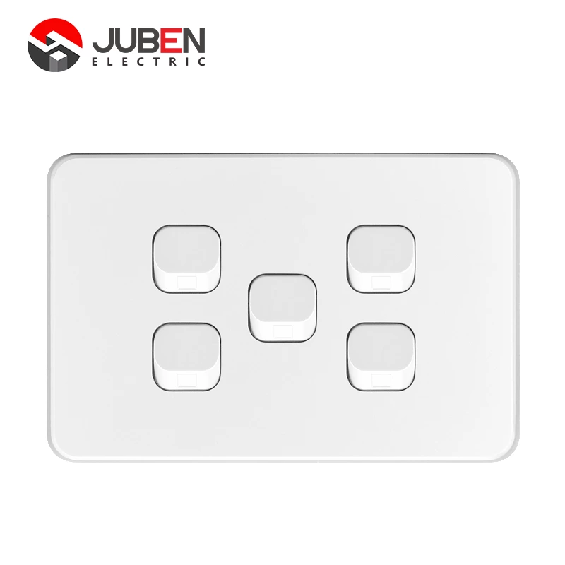 10AX250V ~ 5 GANG 2 WAY SWITCH