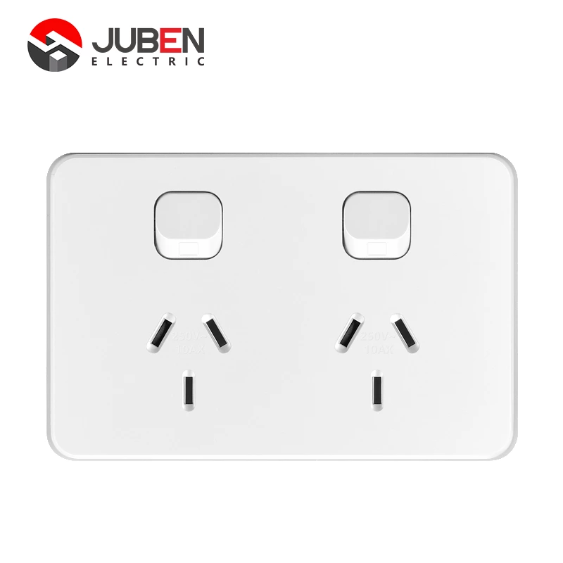 10A HORIZONTAL DOUBLE POWER POINTS