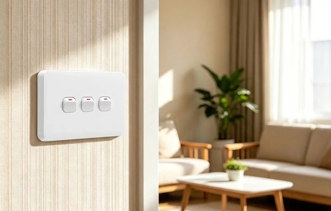 3 GANG DOUBLE POLE SWITCH 10A
