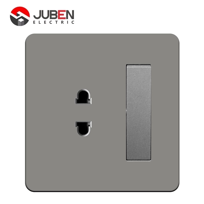 1 GANG 1 WAY SWITCH WITH 2PIN SOCKET