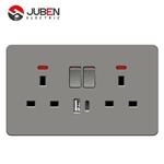 DOUBLE 13A SWITCHED SOCKET + PORT USB WITH LIGHT