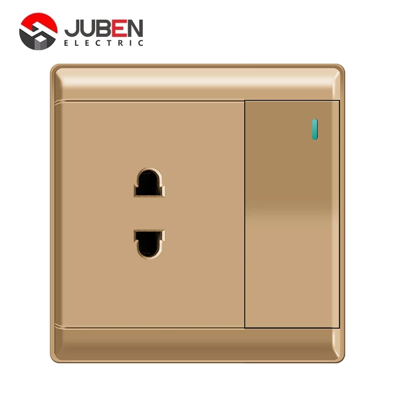 1 GANG 1 WAY SWITCH WITH 2PIN SOCKET