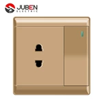 1 GANG 1 WAY SWITCH WITH 2PIN SOCKET