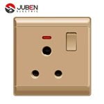 SINGLE 15A SWITCHED SOCKET WITH LIGHT