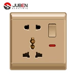 SINGLE 5PIN MUILTI SWITCHED SOCKET WITH LIGHT