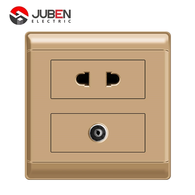 TV + 2PIN SOCKET