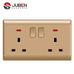 DOUBLE 13A SWITCHED SOCKET WITH LIGHT